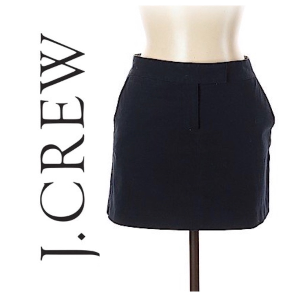 J.Crew Casual Black Skirt Size 8